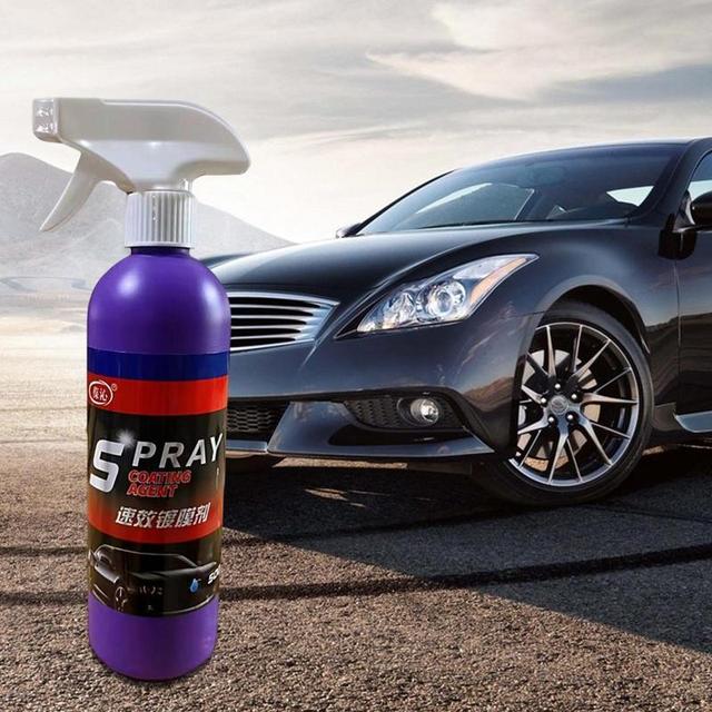 Spray Coating Agent 500ml Nano Repairing Spray Repair Scratches Glossy Car  Coating Agent Hydrophobic Polish Paint Cleaner Items - AliExpress